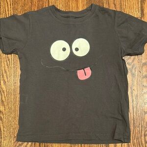 Zara Kids Black Graphic T-Shirt